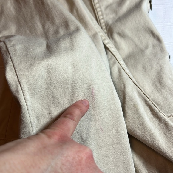 Vintage Y2K Khaki Guess Jacket Women's XL Cotton Blend Arm Pocket Retro - Picture 10 of 11